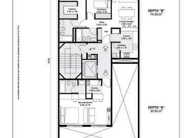 DEPTO EN VENTA MONOAMB DEVOTO A ESTRENAR C COCHERA
