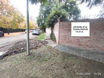 VENTA LOTE BELLA VISTA C/PILETA ESQUINA DE 447 M2