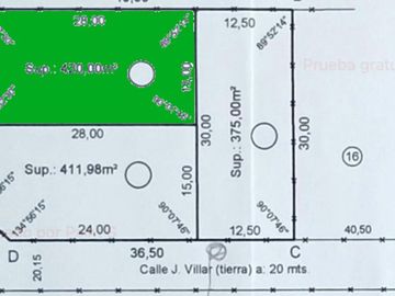 Terreno Leher e/ J. Villar y Av. José Hernandez