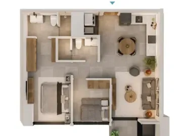 Departamento en venta en Bosques del Poniente en Santa Catarina