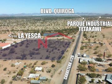 TERRENO EN VENTA EJIDO LA YESCA