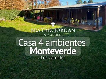 CASA 4 AMBIENTES EN ALQUILER, MONTEVERDE, LOS CARDALES