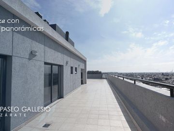 Departamento 2 dormitorios. Con balcón. A Estrenar. Edificio Paseo Gallesio, Zárate Centro