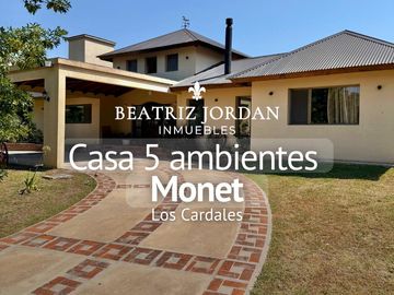 VENTA CASA 5 AMBIENTES, MONET, LOS CARDALES
