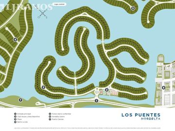 Lote a la laguna en venta en LOS PUENTES - NORDELTA