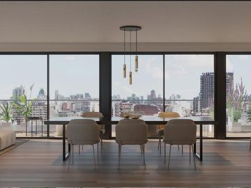 3 Ambientes con balcon terraza en Edificio de Categoría en Palermo! En Construcción!