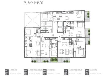 VENTA DEPARTAMENTO 2 AMBIENTES BELGRANO - AMENITIES - EN POZO