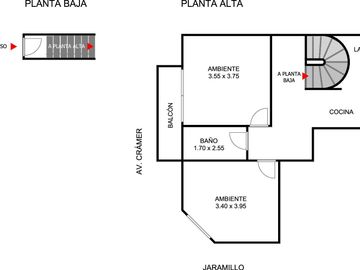 PH 2 y 1/2 ambientes en alquiler - Balcón y Lavadero- Saavedra
