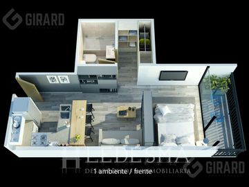 venta de Departamento de 1 ambiente a estremnar en zona guemes