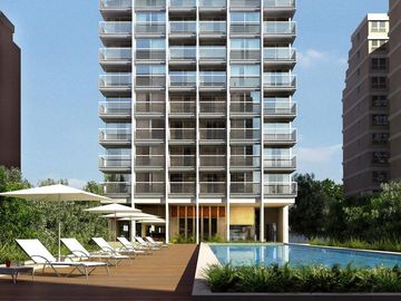 Alquiler departamento 2 ambientes con cochera y amenities -Quartier del Polo