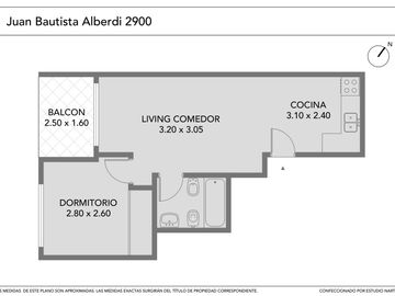 Venta, Departamento, 2 Ambientes, Balcón, Apto Profesional, Flores Norte