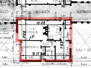 Venta: Departamento de dos dormitorios en pleno Centro. Rosario. Apto Crédito.