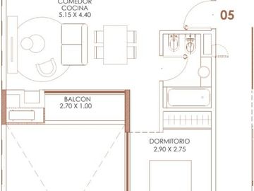 VENTA DEPARTAMENTO 2 AMBIENTES  EN PALERMO AMENITIES - OPCIONAL COCHERA