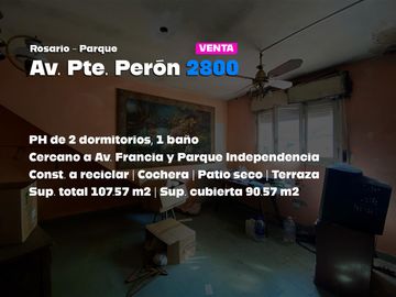 Casa en Venta para reciclar de 2 dormitorios en Barrio Parque.