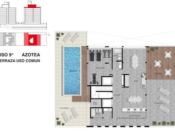 Departamento en venta monoambiente con patio - Rosario Martin