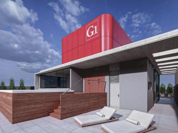 Departamento en venta monoambiente con patio - Rosario Martin