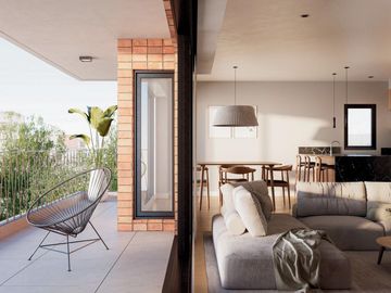 Venta 1 dormitorio en Lourdes Balcón Terraza Norte Ventilación Cruzada Financiación