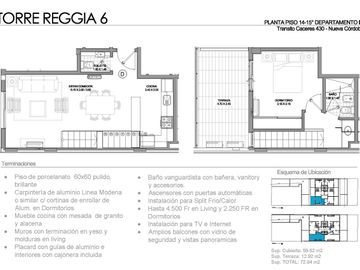 Depto en Nva Cba con Amenities - Reggia 6