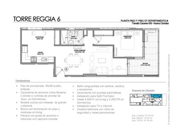 Depto en Nva Cba con Amenities - Reggia 6