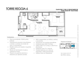 Depto en Nva Cba con Amenities - Reggia 6