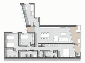 Venta/Financiacion Departamento 3 Dormitorios Balcon Amenities. Pichincha