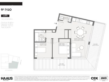 3 Ambientes de Categoria en edificio Full Amenities en Palermo Soho!