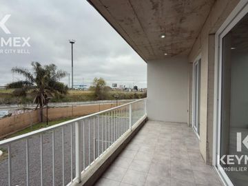 Departamento 1 dormitorio con cochera en barrio cerrado en alquiler en Manuel B Gonnet - La Plata