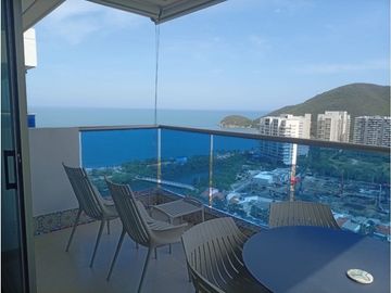 Apartamento de Oportunidad vista norte al mar en Pozos Colorados -060-