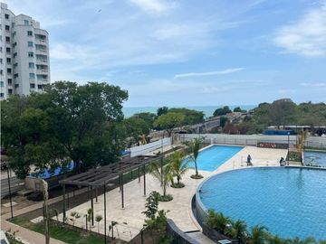 Apartamento frontal de oportunidad  vista al mar playa Decameron 005