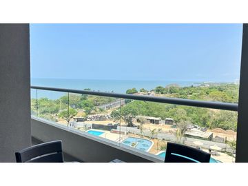 Apartamento frontal de oportunidad  vista al mar playa Decameron 005