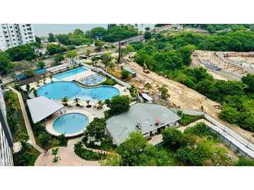 Apartamento frontal de oportunidad  vista al mar playa Decameron 005