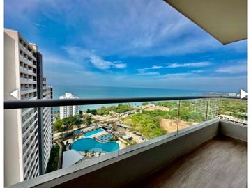 Apartamento frontal de oportunidad  vista al mar playa Decameron 005