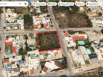 Venta Terreno Completamente Urbanizado En Esquina Y Certeza Jurídica, Montes De Ame, Mérida