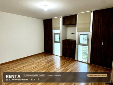 Renta Depa 92m2 terraza Vertice Juriquilla 16,000