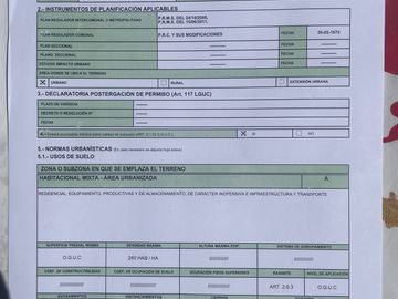 MAGNIFICO TERRENO COMERCIO - HABITACIONAL 3000 M2 PEÑAFLOR