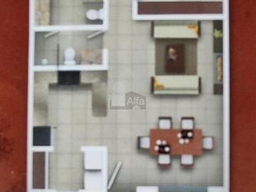 Casa de una planta en renta en Amberes Residencial | Mantenimiento incluido