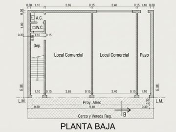 VENTA PH + LOCAL SAN JUSTO 4 AMB LUMINOSO