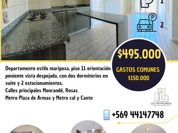 Departamento en arriendo  en SANTIAGO