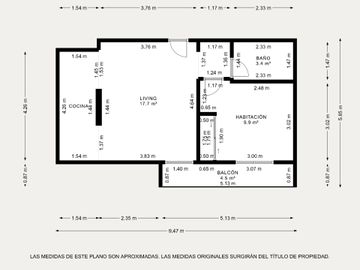 Venta Departamento 2 Ambientes Cochera Balcon