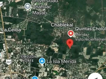 Terreno en venta en Cholul, Mérida, Yucatán