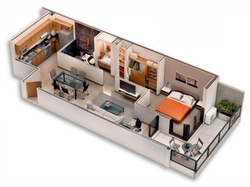 VENTA| Departamento en REGGIA 9 ¡UBICACIÓN INCREIBLE! - TBU98600 AP8504624