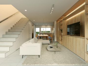 Duplex en venta en emprendimiento en Barrio Parque Leloir