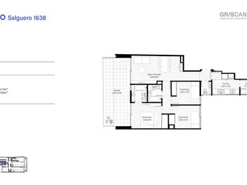 Departamento en venta 4 amb, baño en suite, lavadero y balcón en Palermo