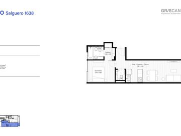 Departamento en venta 4 amb, baño en suite, lavadero y balcón en Palermo
