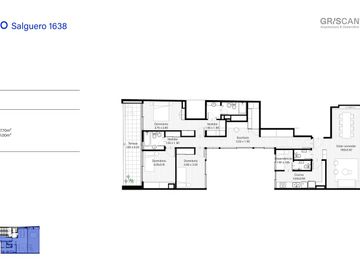 Departamento en venta 4 amb, baño en suite, lavadero y balcón en Palermo