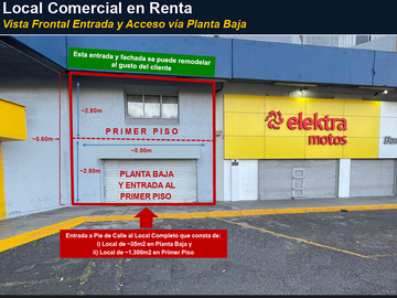 Local Comercial en Renta | Calzada Vallejo | Lindavista Vallejo