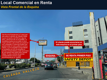 Local Comercial en Renta | Calzada Vallejo | Lindavista Vallejo