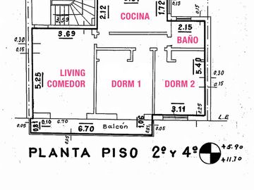 Muy Buen Departamento 3 Ambiente en Las Cañitas