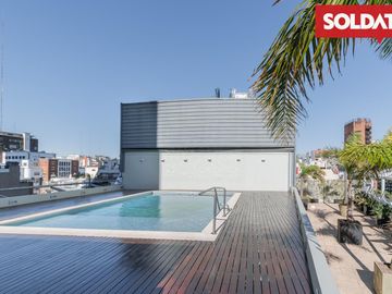 Venta en Torre Las Plazas  3 ambientes piso alto vista abierta y amenities Palermo