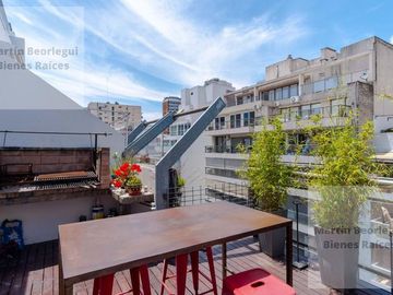 Departamento en  Palermo con Balcon Terraza Parrilla y Pileta